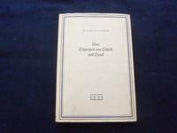 1949 UBER SCHONBEIT VON SCHRIFT UND DRUCT HARDCOVER BOOK -DR. KLINGSPOR- KD 8313