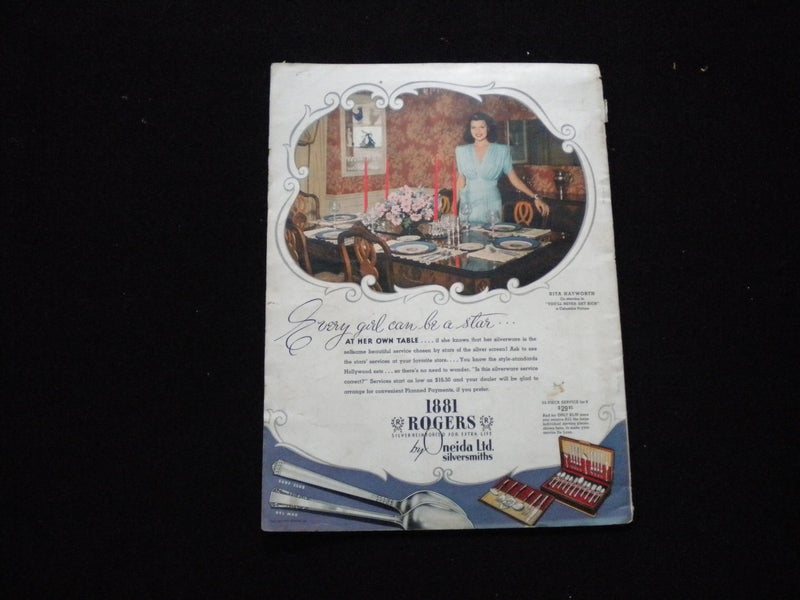 1941 OCTOBER GLAMOUR MAGAZINE - FASHION AND BEAUTY FAIR - SP 1522O