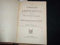 1877 THE COMPLETE ARITHMETIC VOLUME BY ALBERT RAUB - KD 4814W