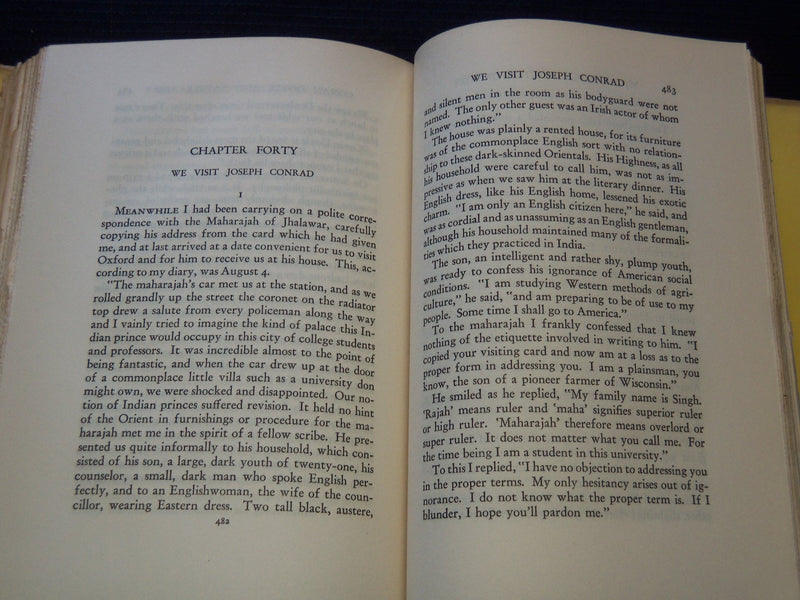 1932 MY FRIENDLY CONTEMPORARIES A LITERARY LOG BOOK BY HAMLIN GARLAND - KD 7820