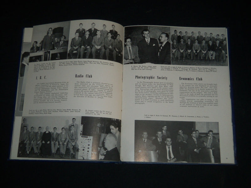 1949 EXPLORER LA SALLE COLLEGE YEARBOOK - PENNSYLVANIA - NICE PHOTOS - YB 1706