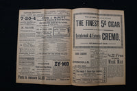 1901 HOWARD ATHENAEUM PROGRAMS - LOT OF 5 - BOSTON, MASSACHUSETTS - K 2275