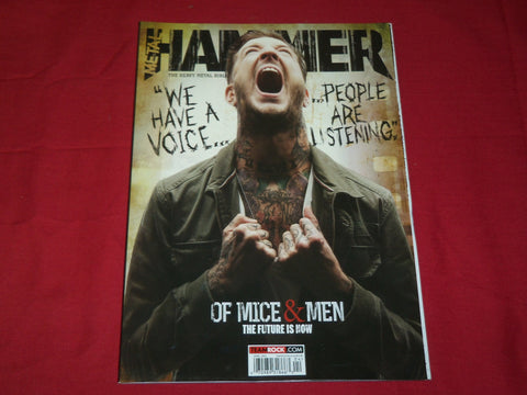2015 APRIL METAL HAMMER MAGAZINE ISSUE NO. 268 - OF MICE & MEN COVER - RC 384