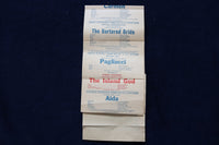 1941-1942 METROPOLITAN OPERA HOUSE BROADSIDES - LOT OF 3 - K 1532