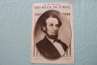 1915 FEB 11 NEW YORK TIMES MID-WEEK PICTORIAL - ABRAHAM LINCOLN COVER - NP 9113
