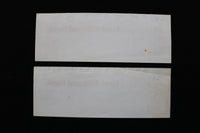 1860'S FIRST NATIONAL BANK BLANK CHECKS - LOT OF 2 - SALEM, MA - K 2769