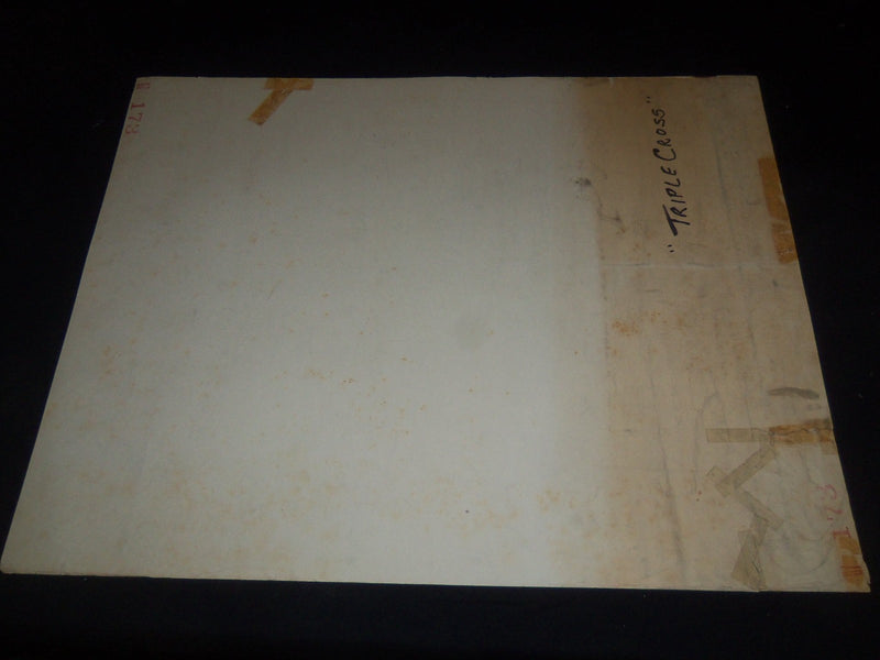 1967 TRIPLE CROSS 1/2 SHEET MOVIE POSTER - PLUMMER, SCHNEIDER, BRYNNER - P 427