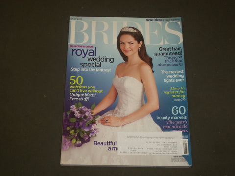 2011 MAY BRIDES MAGAZINE - NICE COVER, PHOTOS & ARTICLES - B 2205