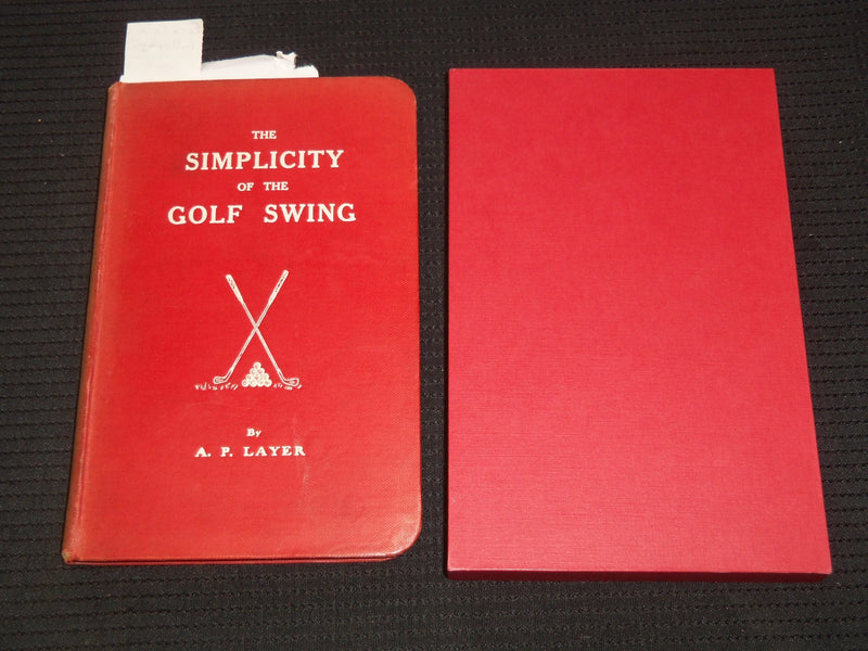 1911 THE SIMPLICITY OF THE GOLF SWING HARDCOVER BOOK BY A. P. LAYER - KD 7715