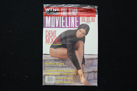 1993 JANUARY-FEBRUARY MOVIELINE MAGAZINE - DEMI MOORE COVER - E 24574
