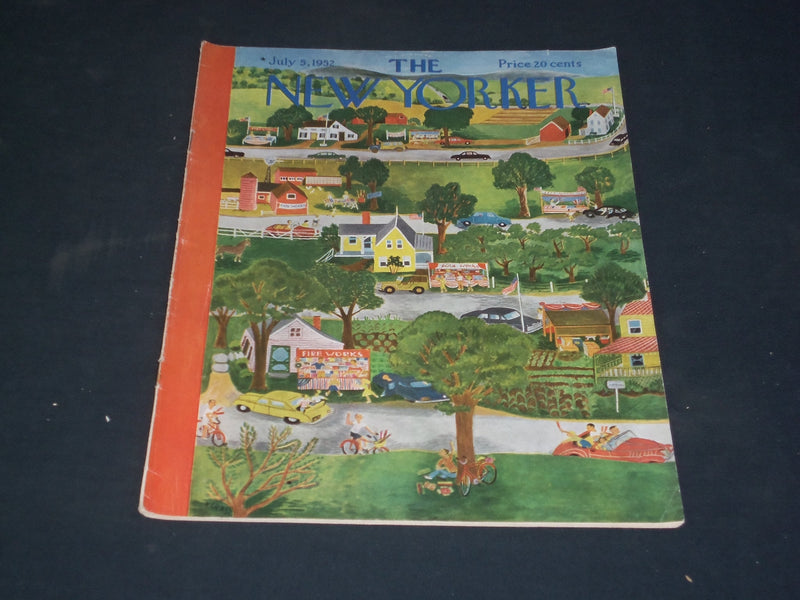 1952 JULY 5 THE NEW YORKER MAGAZINE - ILLUSTRATED COVER - NY 912
