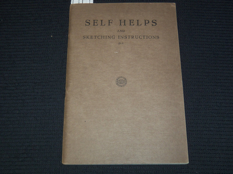 1918 SELF HELPS AND SKETCHING INSTRUCTIONS BOOK - GISHOLT MACHINE CO. - K 2617
