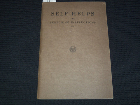 1918 SELF HELPS AND SKETCHING INSTRUCTIONS BOOK - GISHOLT MACHINE CO. - K 2617