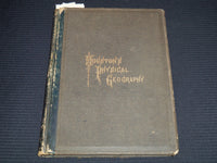 1884 EDWIN HOUSTON'S ELEMENTS OF PHYSICAL GEOGRAPHY - COLOR MAPS - KD 7979