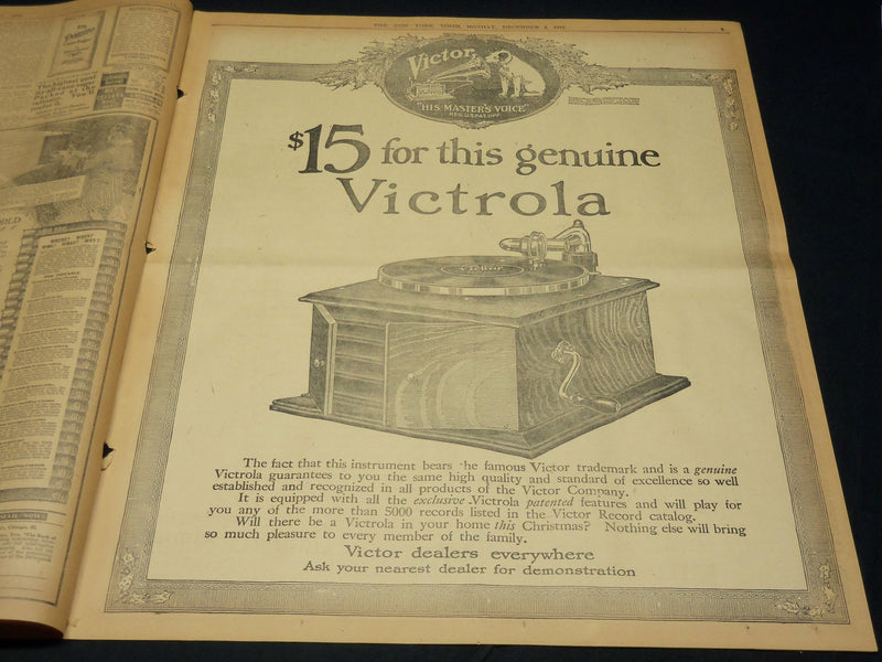 1916 DECEMBER 4 NEW YORK TIMES - CHIHUAHUA TAKEN FROM VILLA TROOPS - NT 8627