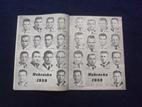 1959 OCTOBER 17 FOOTBALL PROGRAM - INDIANA UNIV VS. UNIV OF NEBRASKA - SP 5454O
