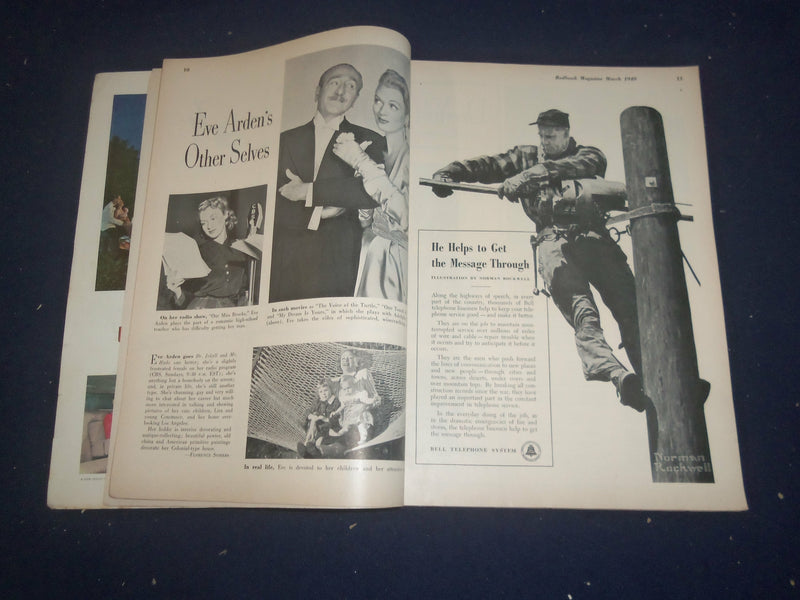 1949 MARCH REDBOOK MAGAZINE - AFTER SHE MARRIES - SP 6257X