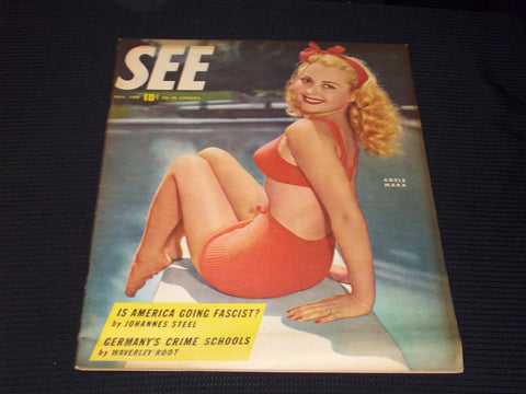 1946 NOVEMBER SEE MAGAZINE - ADELE MARA FRONT COVER - E 20004