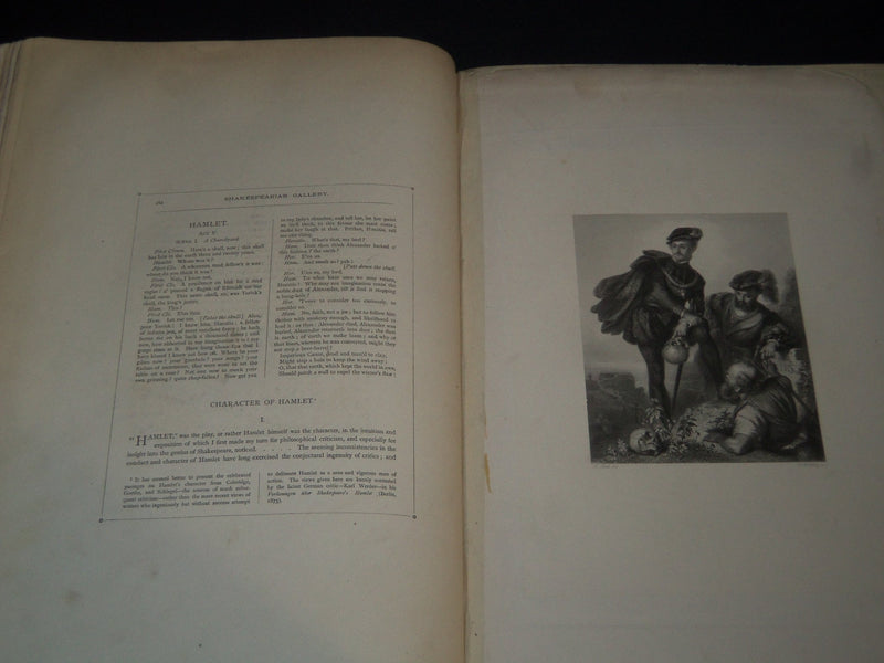 1876 SHAKESPEARE SCENES AND CHARACTERS SEIRES OF ILLUSTRATIONS VOLUME - Z 35