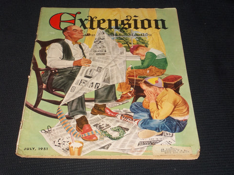 1951 JULY EXTENSION MAGAZINE NATIONAL CATHOLIC ISSUE - E 4399
