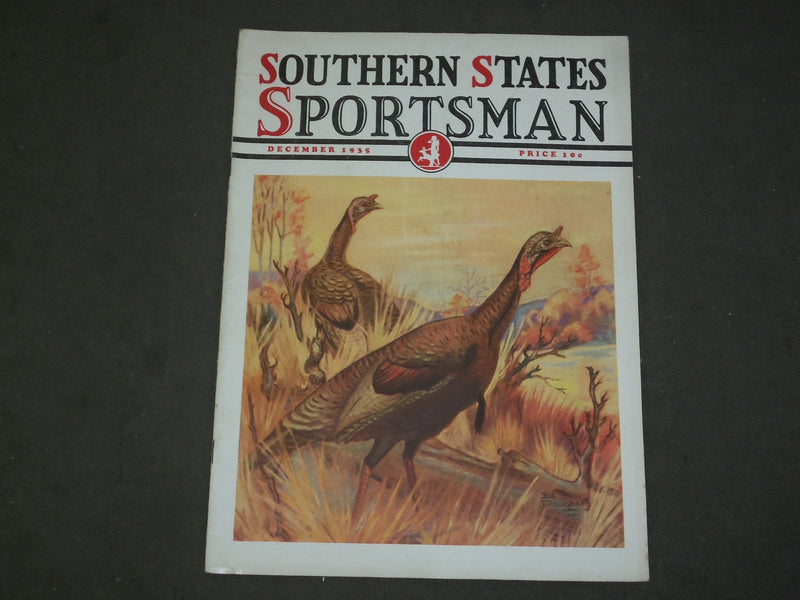 1935 DECEMBER SOUTHERN STATES SPORTSMAN MAGAZINE- NICE ILLUSTRATED COVER- B 5031