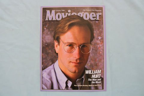 1986 OCTOBER MOVIEGOER MAGAZINE - WILLIAM HURT COVER - E 19848
