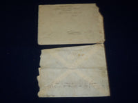 1930'S GREEK LETTERS & STAMPED ENVELOPES LOT - NEWARK NEW JERSEY - J 4767