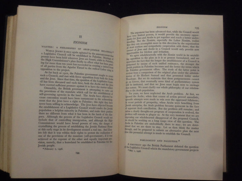 1936 THE JEWISH RECONTRUCTIONIST PAPERS HARDCOVER BOOK-MORDECAI KAPLAN - KD 8937