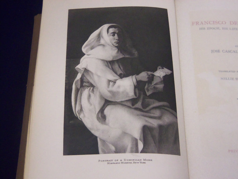 1918 FRANCISCO DE ZURBARAN BY JOSE CASCALES YMUNOZ BOOK - 310 COPIES - KD 3471