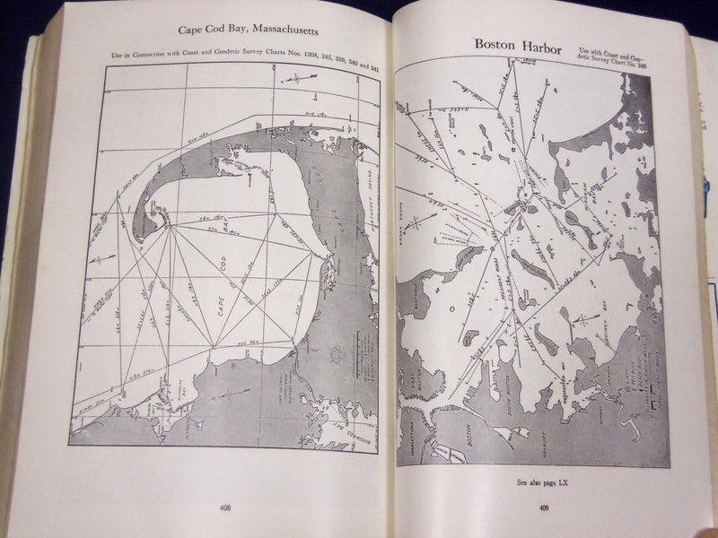 1937 THE YACHTMAN'S ANNUAL GUIDE BOOK - NICE MAPS & ILLUSTRATIONS - KD 3464