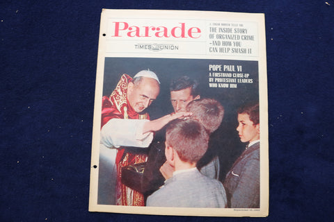 1963 SEPTEMBER 15 PARADE MAGAZINE - POPE PAUL VI COVER - E 22392