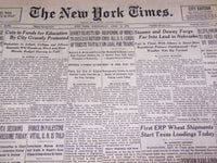 1948 APRIL 14 NEW YORK TIMES - STASSEN & DEWEY IN LEAD - NT 2921