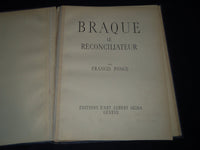 1946 BRAQUE LE RECONCILATEUR VOLUME BY FRANCIS PONGE - GREAT PRINTS - Z 98