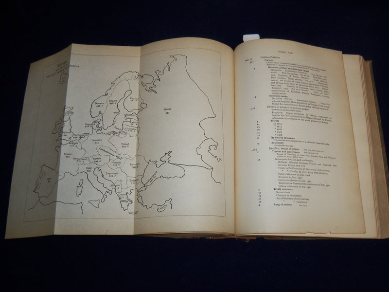 1932 DECIMAL CLASIFICATION & RELATIV INDEX VOLUME BY MELVIL DEWEY - KD 2951T