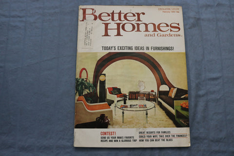 1970 FEBRUARY BETTER HOMES AND GARDENS MAGAZINE - EXCITING IDEAS COVER - E 9700