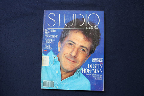 1992 APRIL STUDIO MAGAZINE - DUSTIN HOFFMAN COVER - FRENCH - E 18490