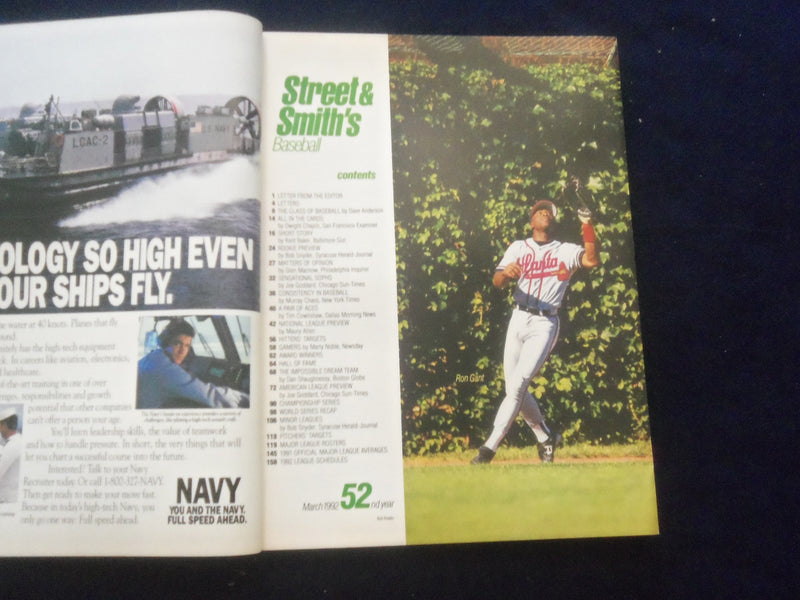 1992 STREET AND SMITH'S BASEBALL MAGAZINE - ROBERTO ALOMAR COVER - SP 1523R