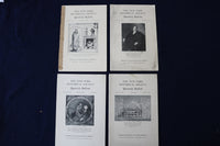 1941-1944 N.Y. HISTORICAL SOCIETY QUARTLY BULLETIN-SOFTCOVER - LOT OF 4 - K 1366