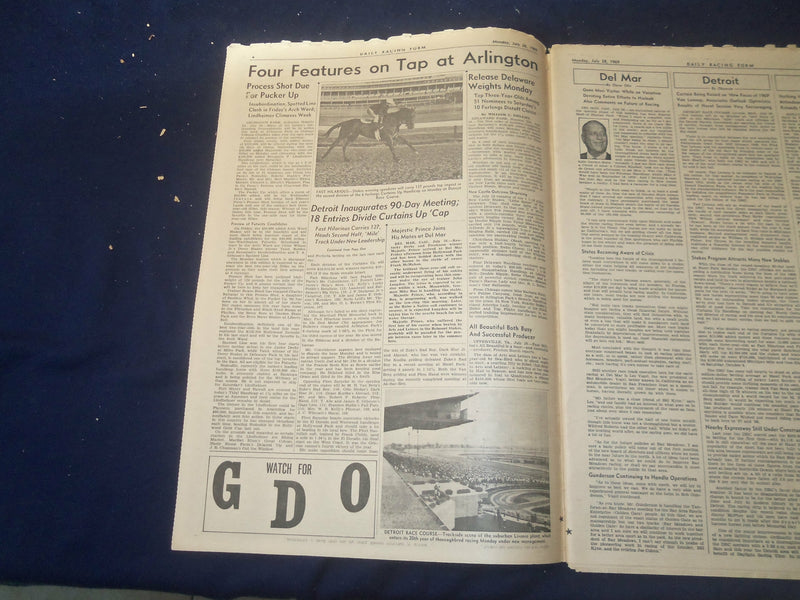 1969 JULY 28 THE DAILY RACING FORM - EAGLESHAM PUNCTUAL CHOICE - NP 2534P