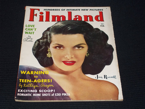 1951 FEBRUARY MOVIES MAGAZINE - JANE RUSSELL FRONT COVER - E 15261