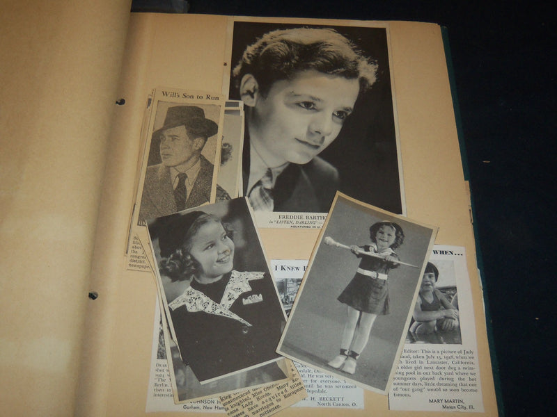 HOLLYWOOD MOVIE STAR SCRAPBOOK - TRACY - LOMBARD - GREAT PHOTOS - 7A