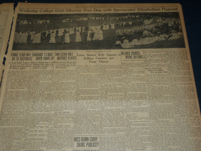 1910 JUNE 4 THE BOSTON HERALD - RAILROAD BILL PASSED BY SENATE - BH 331