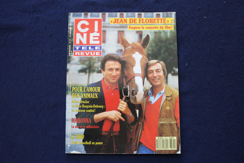 1987 SEPTEMBER 10 CINE TELE REVUE MAGAZINE - MICHEL DRUCKER COVER - E 23570