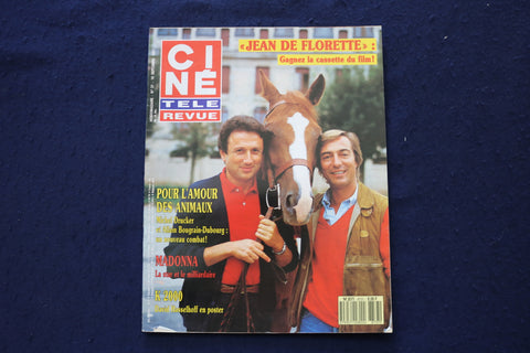 1987 SEPTEMBER 10 CINE TELE REVUE MAGAZINE - MICHEL DRUCKER COVER - E 23570