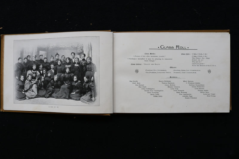1895 MAY THE PRINCETONIA PRINCETON HIGH SCHOOL YEARBOOK- PRINCETON, IL - YB 3486