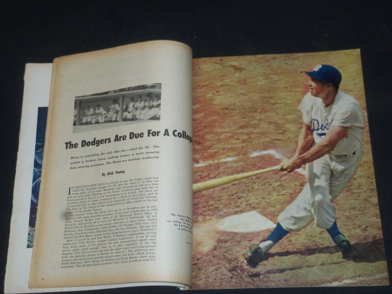 1958 JULY SPORT MAGAZINE - HERB SCORE COVER - SP 8499