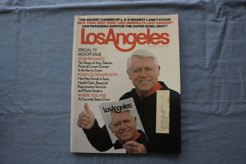 1977 JANUARY LOS ANGELES MAGAZINE - CARY GRANT COVER - E 18712