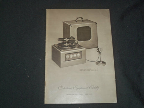 1949-1950 MONTGOMERY WARD ELECTRONIC EQUIPMENT CATALOG - J 6370