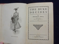 1903 THE DUKE DECIDES HARDCOVER BOOK BY HEADON HILL - KD 8370
