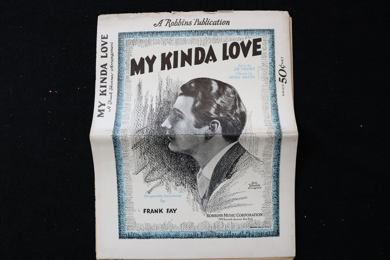 1929 MY KINDA LOVE MUSICAL SCORE MULTIPLE INSTRUMENTS-ROBBINS PUBLICATION-K 2934